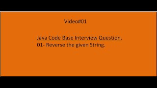 How to Reverse String Using toCharArray#2