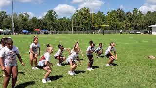 Cheer chant during youth football game.