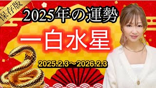 【占い保存版】乙巳2025年一白水星さん《1年間》の運勢！➕1月の運勢#年間の運勢#一白水星#九星気学