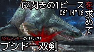 【MHXX】G2ザボアザギル　ブシドー双剣　06'14\