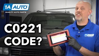 Check Engine or ABS Light? Wheel Speed Sensor Circuit Open - Code C0221
