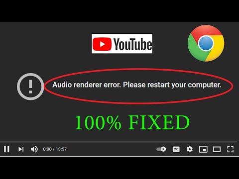 How to fix Audio renderer error. Please restart your computer ~ {Smart Enough}