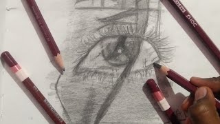 How to draw realistic Itachi 's MS/tutorial easy for beginners #naruto #itachi #arts