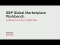 S&P Global Marketplace Workbench
