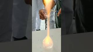 Hydrogen gas 🔥 firing எரியும் ஐதரசன் வாயு #wonderofscience #chemistry