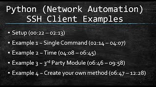 Paramiko SSH Client