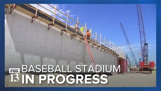 Tour the construction site of what will be the Salt Lake Bees' new home
