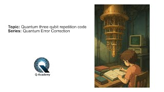 Quantum three qubit repetition code (Quantum error correction Lecture 1)