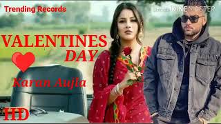 valentine's day Special Karan Aujla New Punjabi song ft.shahnaj gill Out now (Official Video)
