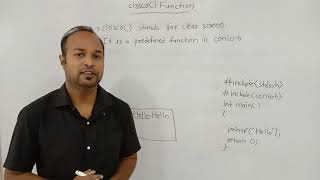 clrscr() function || clrscr() function in C|| clrscr() in C language || clrscr() in C programming