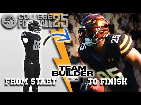 HOW TO BUILD A TEAM FROM SCRATCH IN TeamBuilder! College Football 25 TB DEEP DIVE