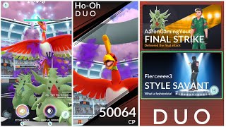 Shadow Ho-Oh Duo in Pokemon Go Without Weather Boost and Party Play | Raid Day |