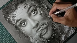 Drawing A Hyper Realistic Portrait (Pencil Drawing)