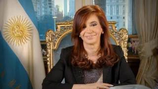 La Presidenta Cristina Fernández lanza el canal oficial Casa Rosada
