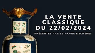 VENTE CLASSIQUE DU 22/02/2024