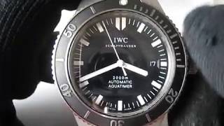 IWC GST Aquatimer Titanium Diver 2000M Ref.3536-001 Serial 271564X Function Testing