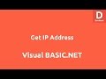 Get IP Address Using VB.NET Console Application