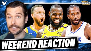 NBA Reaction: Warriors stun Suns, Lakers TRADE Russell, Kawhi RETURNING to Clippers? | Hoops Tonight