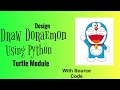 Draw Doraemon || Using Python Turtle || The Stylish Coder