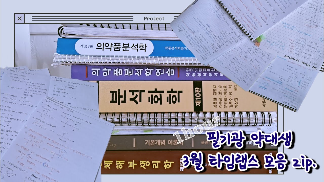 Study Timelapse 3월 한 달 간 찍은 공부 타임랩스 모음zip By 약대생 공부 자극 스터디 타입랩스 Youtube