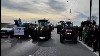 Φραγμός της ΕΛΑΣ στους Χαλκιδικιώτες αγρότες που έρχονταν στη Θεσσαλονίκη