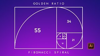 How to Create Golden ratio ( Fibonacci spiral ) in illustrator. Design anything to Next level!