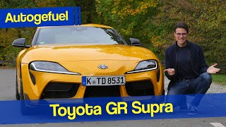 2020 Toyota GR Supra REVIEW with Autobahn test - Autogefuel