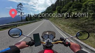 Honda Hornet 250/Sutrio-Monte Zoncolan(1,750m)uphill