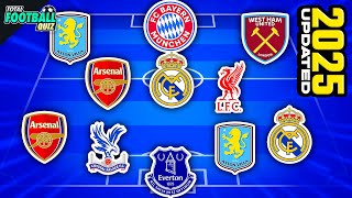 GUESS THE NATIONAL TEAM BY PLAYERS' CLUB | FOOTBALL QUIZ TRIVIA 2025