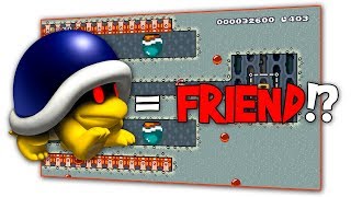 Buzzy Beetle = Friend!? - Super Mario Maker Level Showcase