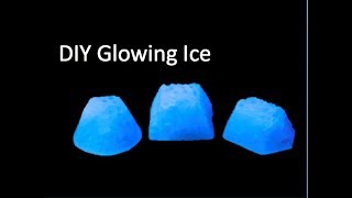 DIY Glowing Ice