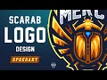 Scarab E sports  Gaming Mascot Logo Speed Art | Adobe illustrator | Adobe Photoshop | Dgn Punk