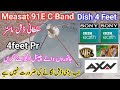 Measat 91E C Band New Channel List Update 4 Feet & Dish Satting