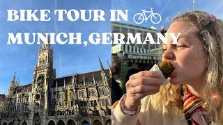 MUNICH GERMANY BIKE TOUR | hofbrauhaus beer, gherkins, surfers