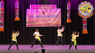 Aaron, Akilan, Dhanesh, Jaden Dance - பொங்கல் கொண்டாட்டம் 2025 - வடக்கு ஜெர்சி முத்தமிழ்ச் சங்கம்