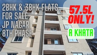 Flats for Sale | JP Nagar 8th Phase | Apartment for Sale | Bengaluru Real Estate | 2BHK \u0026 3BHK Flats