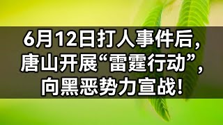 6月12日唐山烧烤店打人事件后，唐山开展“雷霆行动”，向黑恶势力宣战！