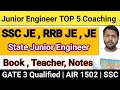 Junior Engineer Top 5 Coaching for SSC JE , RRB JE, State Je In India | 100% Selection पक्का