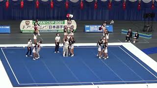 【チア】2021年（R03年）JAPAN CUP 大学部門6位：立命館大学 PEEWEES  (Cheerleading Competition  in JAPAN)