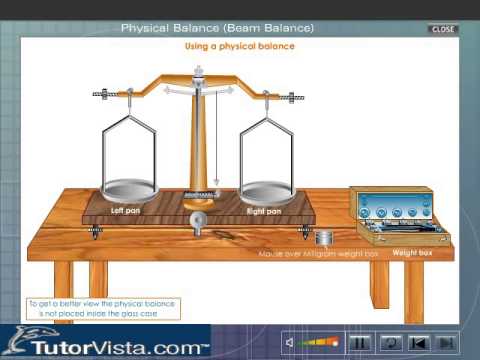 How does a physical balance work?