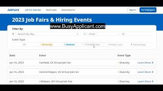 Job fair X