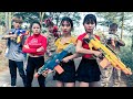 Nerf War Studio : Warrior Cherry Xgirl Nerf Guns Comeback To Rescue Candy From Criminal Alibaba