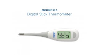 Anatomy of a Digital Stick Thermometer