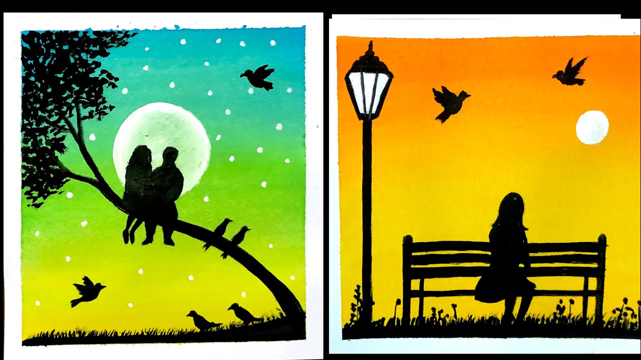 Painting Ideas For Beginners Poster Colour At Zane Bussell Blog