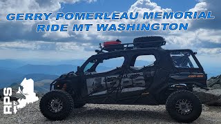 Taking our 2022 Can-Am Commander Max XT-P up Mount Washington for the Gerry Pomerleau Memorial Ride!