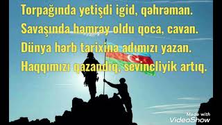 ✍✍ Haqqımızı qazandıq ✍✍ #şuşa, #laçın, #kəlbəcər, #qubadlı, #hadrut...( Şeirlərin müəllifi Elmin)..