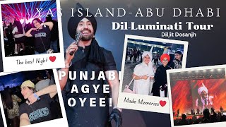 Diljit Dosanjh❤️ | Dil-Luminati Tour Abu Dhabi | Punjabi agaye oyeee! | The best Night | Etihad Park