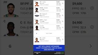 DraftKings NBA DFS Picks For Oct 28, 2022 Short