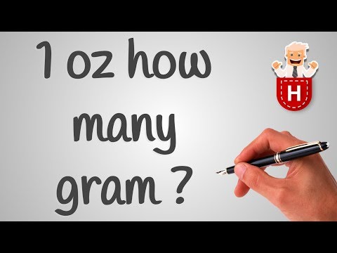 What is 1oz in grams?