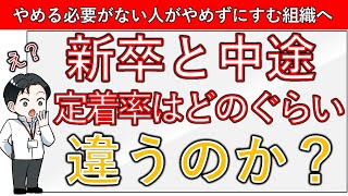 【意外な答え…】新卒と中途。やめやすいのはどっち？